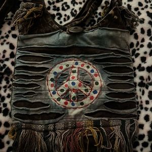 hippie peace bag